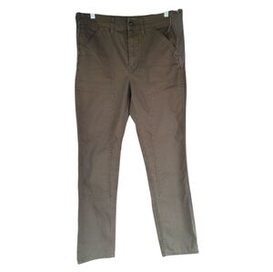 REI Cooperative Olive Green Taereen Hiking Pants Pockets Size 4